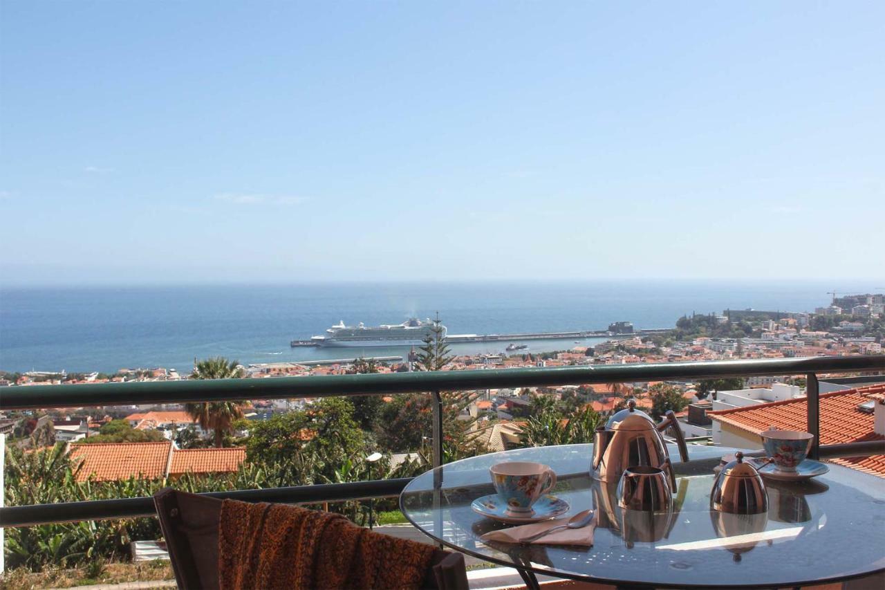 Stylish Apartment With Balcony And Amazing Views Over Funchal And The Sea Zewnętrze zdjęcie